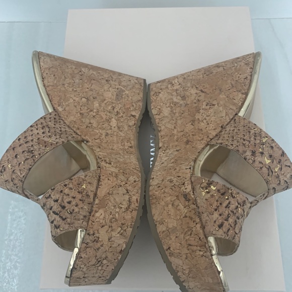 Jimmy Choo metallic wedge sandals 6 - Picture 4 of 8